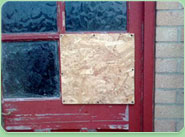 boarded up Great Missenden